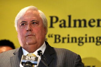 Clive Palmer is once again running for federal politics. 