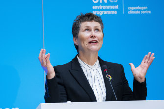 Grete Faremo, BM Genel Sekreter Yardımcısı ve UNOPS İcra Direktörü.