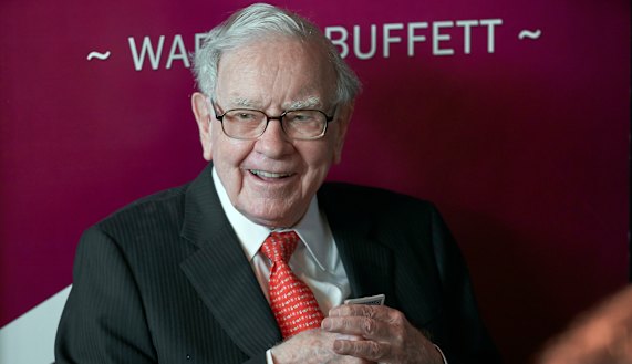Expensive lunch companion: Billionaire investor Warren Buffett, chairman and chief executive of Berkshire Hathaway. 