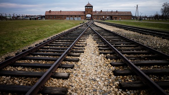 The Auschwitz-Birkenau concentration camp.