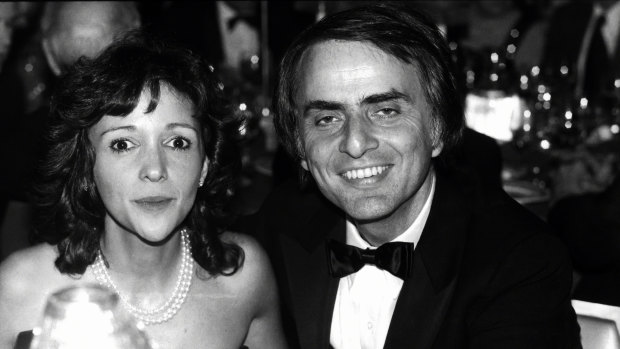 Ann Druyan and Carl Sagan, pictured in New York circa 1980, offered late-night inspiration.