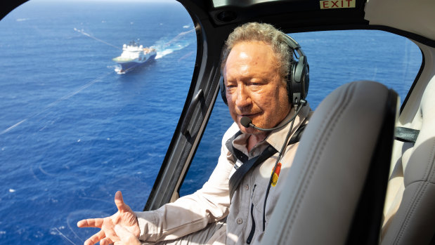 Andrew Forrest wants all projects in Australia  to be judged on their climate impact.