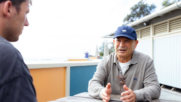 Eddie Jones at Wylie’s Baths. 