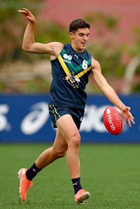 Draft prospect Josh Lindsay’s kicking sets him apart.