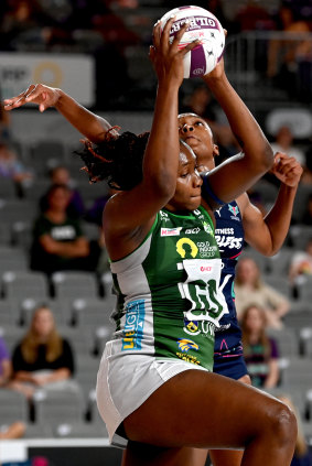 Fever's Jhaniele Fowler scored the after-the-buzzer goal for the draw.