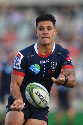 Matt To'omua went off with concussion in the first half.