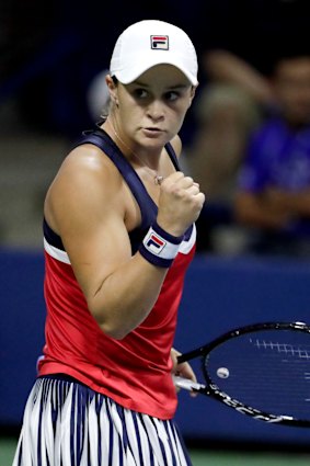 Triumph: Ashleigh Barty.