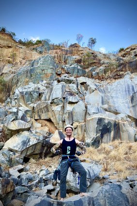 Jeff at the quarry in Boya. 