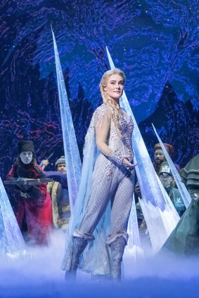 Jemma Rix stars in the Australian production of Frozen.