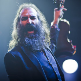 Warren Ellis with The Dirty Three at Meredith Festival.