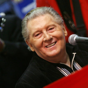 Jerry Lee Lewis performs onstage in New York in 2006.