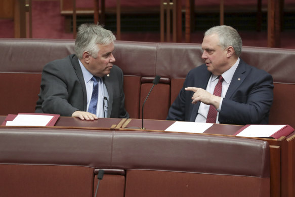 Rex Patrick (independent) and Stirling Griff (Centre Alliance) will be competing with Nick Xenophon for re-election.