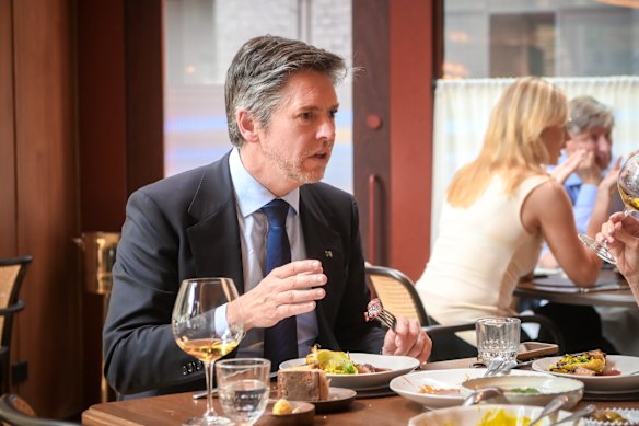 Lord Mayor Nick Reece weighs up his first year in office over lunch at Marmelo. 