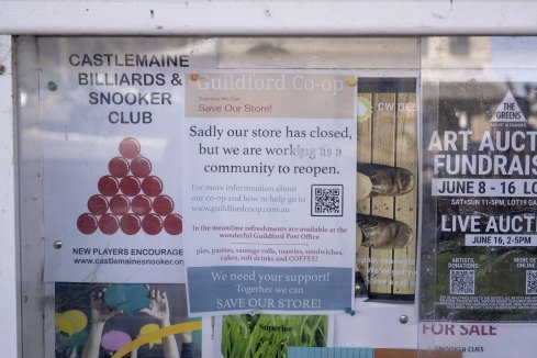 A leaflet advertising the campaign to save the store.