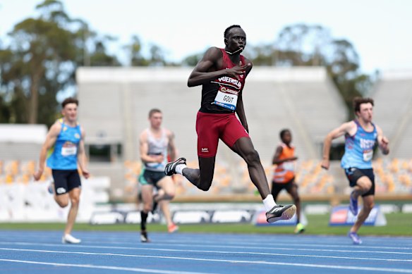 The AOC expects athletes such as sprinter Gout Gout will inspire more grassroots participation.