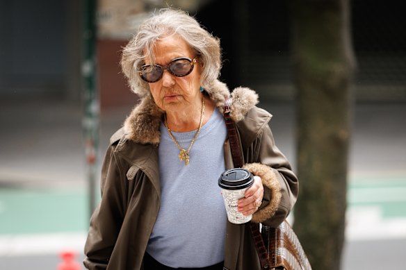 Csergo’s mother, Cathy, attends Downing Centre Court on Thursday.