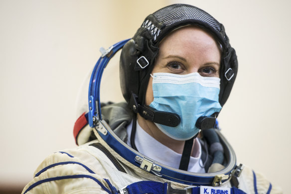 NASA astronaut Kate Rubins cast her vote more than 300km above Earth.