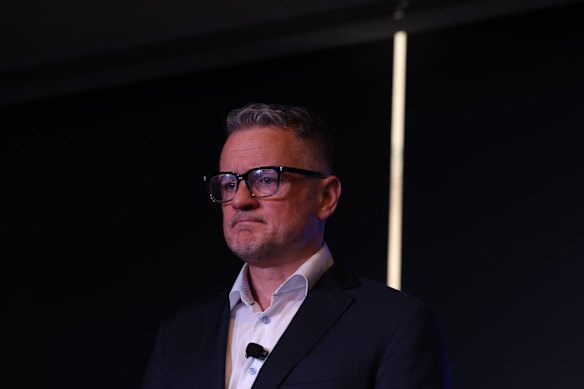 Telstra chief financial officer Michael Ackland on Friday.