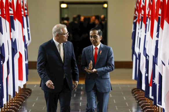 Scott Morrison had planned to meet Joko Widodo in Jakarta next week.