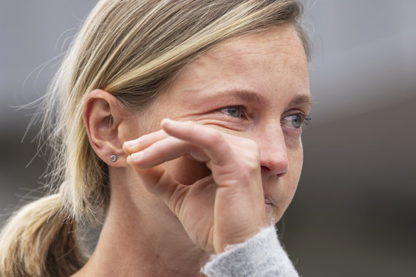 Lanning was emotional as she announced her retirement from international cricket.