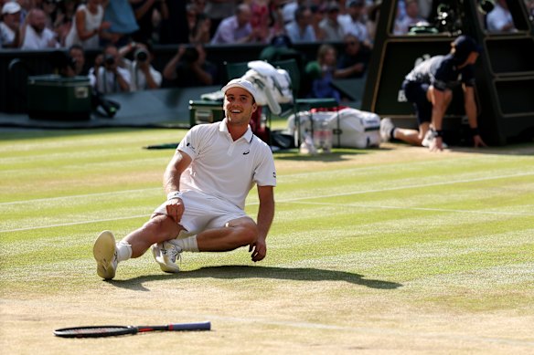 British wildcard Arthur Fery is into the Wimbledon semi-finals.