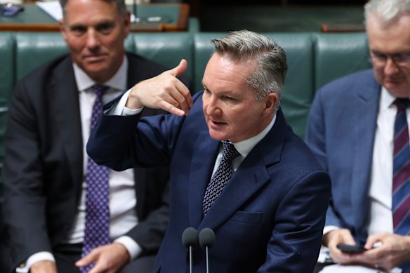 Energy Minister Chris Bowen. 