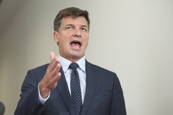 Energy Minister Angus Taylor has been a strong proponent of gas industry expansion.