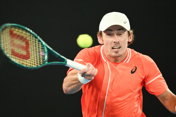 Alex de Minaur dug deep against Andrey Rublev in the fourth round of the Australian Open, but it wasn’t enough.