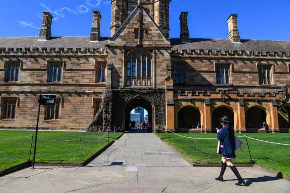 The University of Sydney fell one place in the rankings this year.