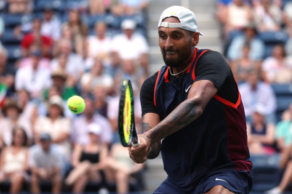 Nick Kyrgios will next face American wildcard JJ Wolf.