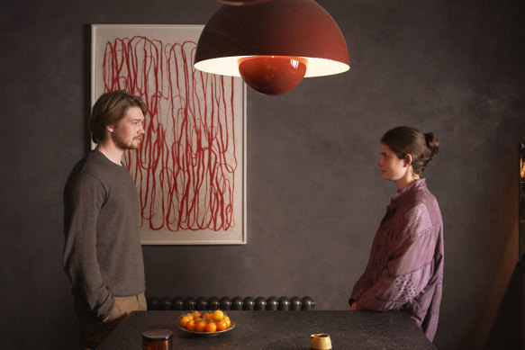 Joe Alwyn and Alison Oliver in the adaptation of Sally Rooney’s novel <i>Conversations with Friends</i>.