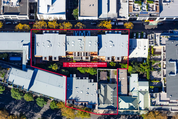 The Regent Collection is a 3224 square metre site at 71-81a Regent Street and 10-38 Renwick Street in Redfern, Sydney.