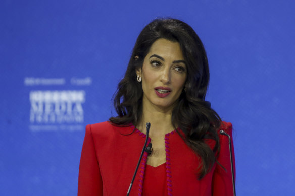Human rights lawyer Amal Clooney said a guilty verdict in Maria Ressa's case would carry a very clear message: 'keep quiet'.