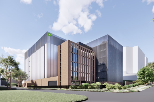 Artist impression of a data centre planned for Sydney.