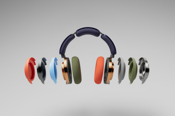 Colour options for the Dyson OnTrac headphones.