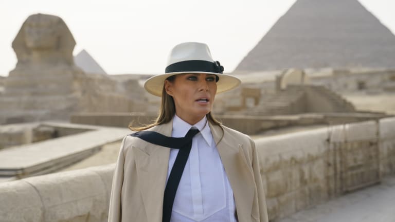 The clothes Melania Trump wore on her African tour were very Jane pre-Tarzan.