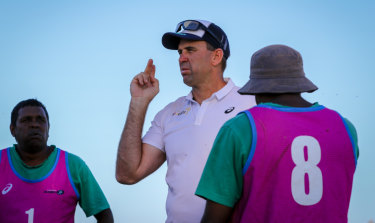 Former Australian sevens assistant coach Jarred Hodges helped organise the road show.