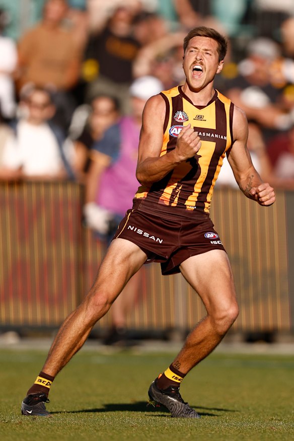 Hawthorn’s Fergus Greene.
