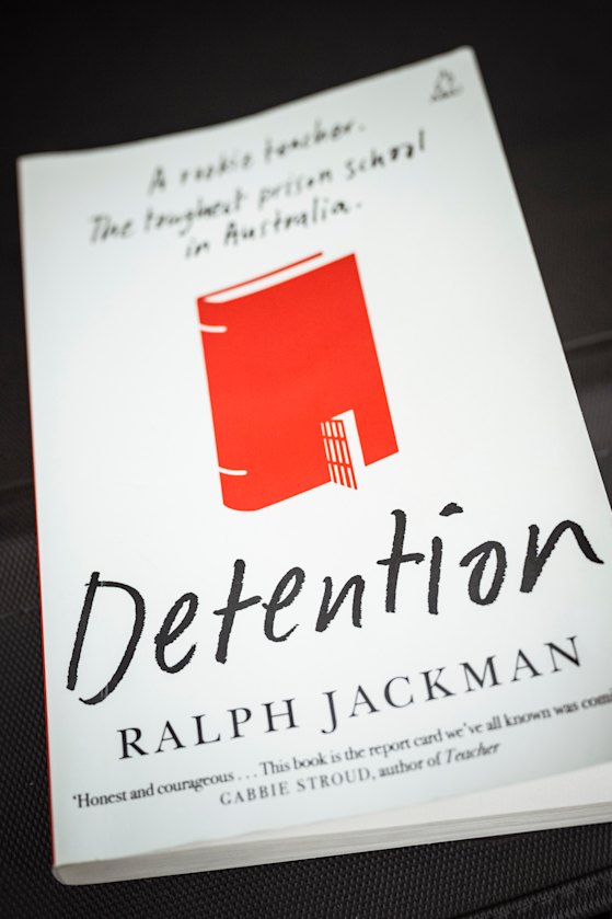 The book Detention, touted on its cover as depicting “the toughest prison school in Australia”.