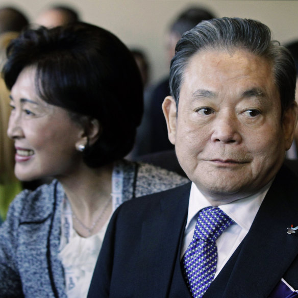 In South Korea, the family of the late Samsung chairman Lee Kun-Hee, pictured here, will pay one of the world’s biggest inheritance tax bills.  