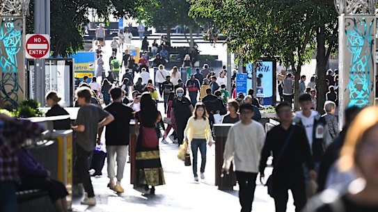 Greater Brisbane is tipped to have 2,887,000 residents in 2025-26, rising to 3,288,000 by 2034-35.