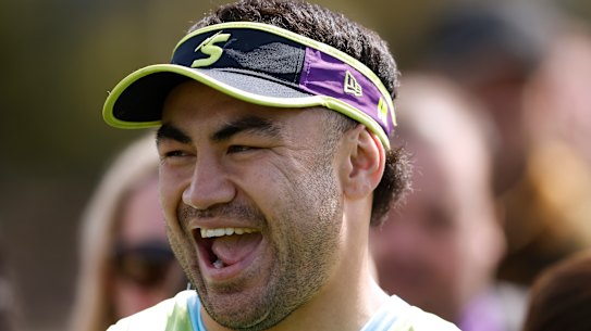 Happy days: Jahrome Hughes, the accidental halfback.