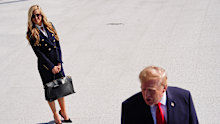 President Donald Trump defended new White House press secretary Katie Zacharia.