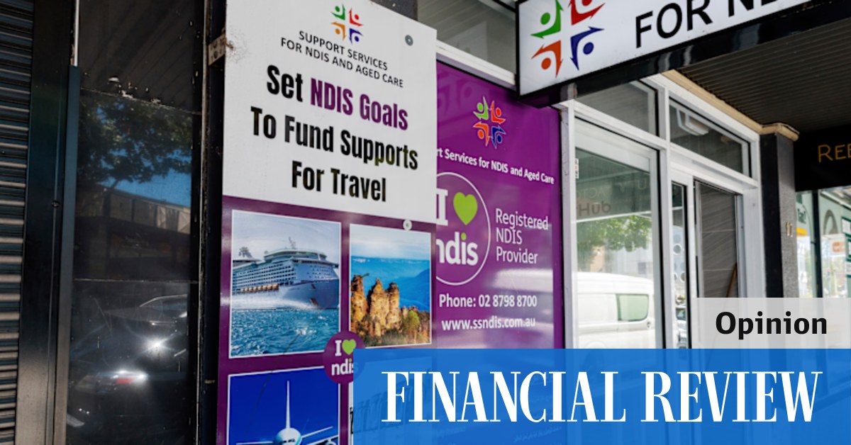 afr.com - The AFR View - Postcode clusters tell the tale of out-of-control NDIS