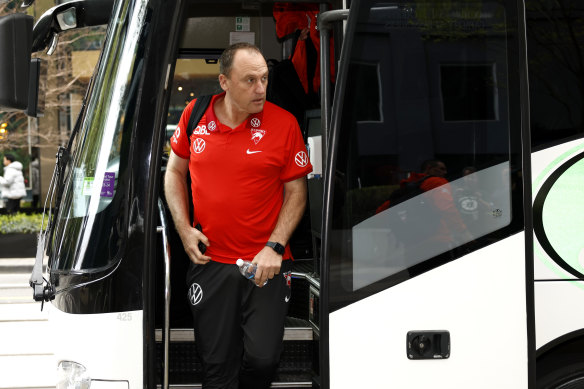 John Longmire has reached his fifth grand final as Swans coach.