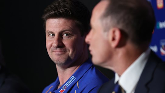 West Coast coach Andrew McQualter and CEO Don Pyke.