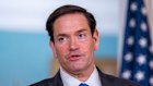 US Secretary of State Marco Rubio pictured speaking during a meeting with Spanish Foreign Minister José Manuel Albares at the State Department