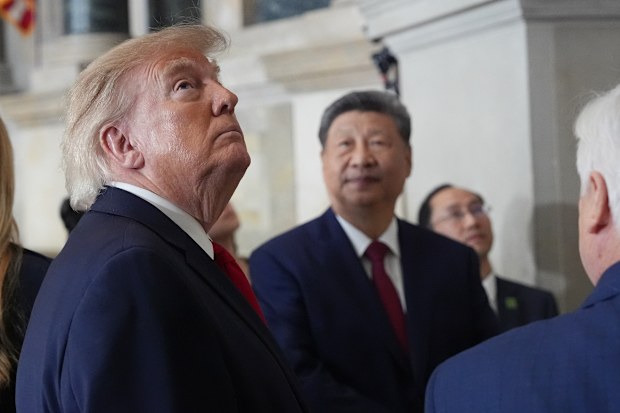 President Donald Trump with China’s President Xi Jinping.