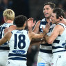 As it happened: Undermanned Cats down Bulldogs, sizzling Suns overrun Crows, Pies thump Eagles, Power smash Hawks