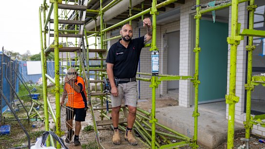 Builder Robert Faraj is facing the impact of rising materials costs.